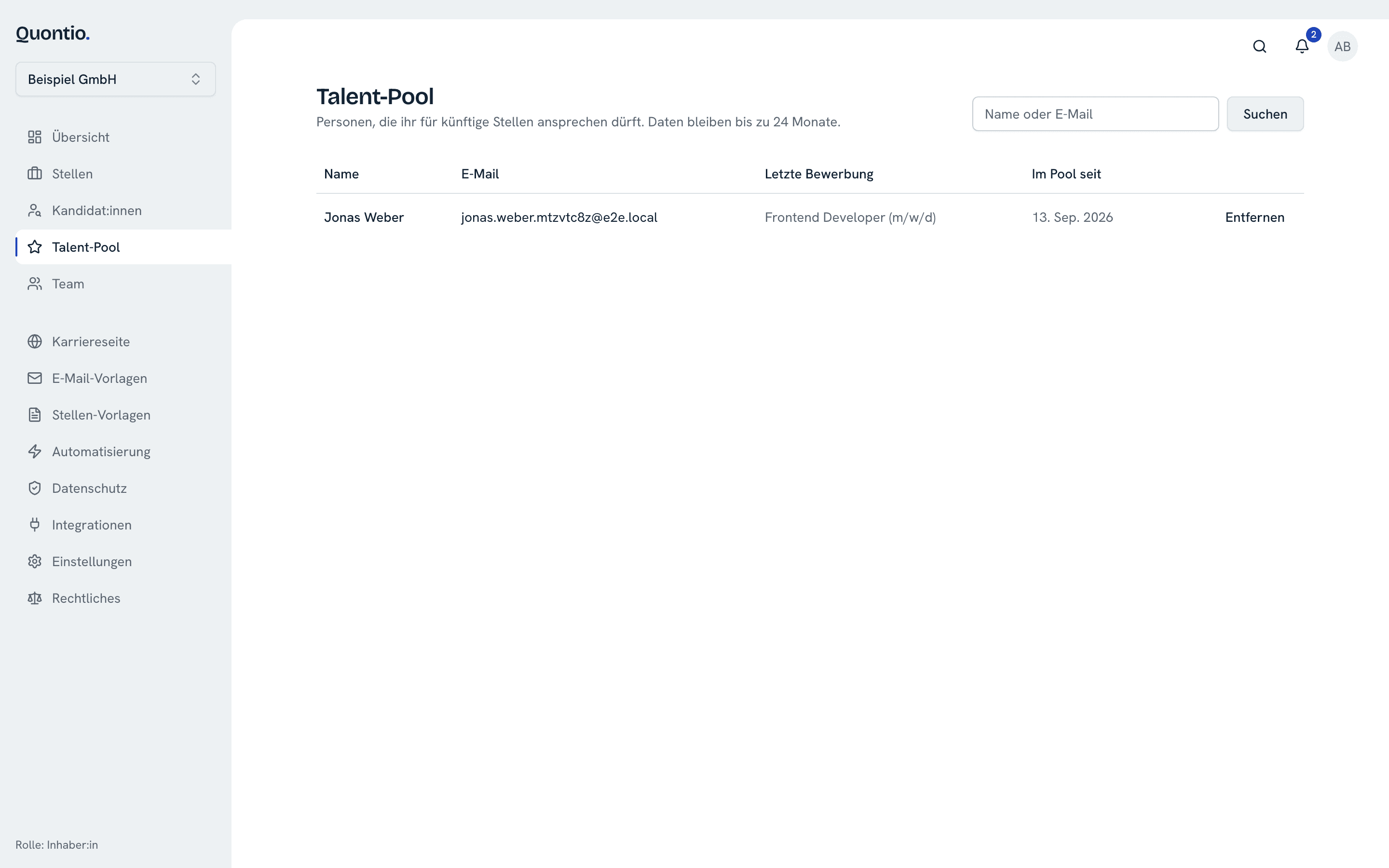 Talent-Pool